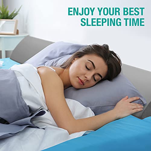 Vekkia King Bed Wedge Pillow for Headboard Gap/Mattress Gap Filler/Headboard Pillow/Bed Gap Filler,Close Gap(0-6") Between Mattress and Headboard,Stop Loosing Your Pillows,Phone(Gray 76"x10"x6")