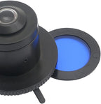5 Pieces Microscope Filters, 32 35 42 45mm Diameter Biological Microscope Accessories Green Blue Yellow White Red Optical Glass (Color : Diameter 32mm)