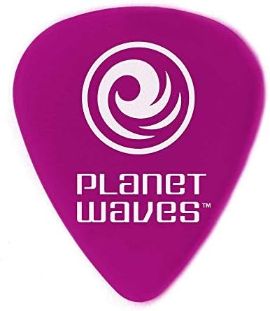 D'Addario Duralin Guitar Picks - Guitar Accessories - Guitar Picks for Acoustic Guitar, Electric Guitar, Bass Guitar - Great Strength, Grip, Durability - Purple, Heavy, 1.2mm, 25-Pack
