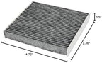EPAuto CP182 (CF11182) Replacement for Honda Premium Cabin Air Filter includes Activated Carbon