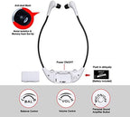 SIMOLIO Additional Wireless TV Headphone, Replacement Headset Under Chin Headphones, Wireless Headphone for Hard of Hearing & Seniors