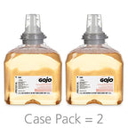 Gojo TFX Premium Foam Antibacterial Handwash, Fresh Fruit Scent, 1200 mL Foam Hand Soap Refills TFX Touch-Free Dispenser (Pack of 2) - 5362-02