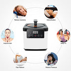 Smartmak Sauna Steamer Pot 2.6 L, Portable Steam Generator Set with Time & Tempreture Remote Control, 1000W Spa Machine with Herbal Box for Body Detox 110V US Plug