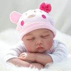 Reborn Baby Dolls Girl - 22 Inch Soft Cloth Body Newborn Girl Doll, Realistic Sleeping Baby Doll That Look Real for Kids Age 3+