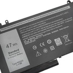 New NGGX5 Laptop Battery Replacement Compatible with Dell Latitude E5270 E5470 E5570 Precision M3510 Series Notebook JY8D6 954DF 0JY8D6 451-BBUN 451-BBUJ RDRH9 (11.4V 47Wh)