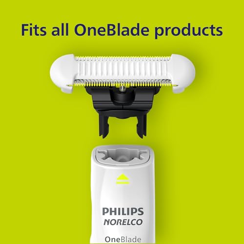 Philips Norelco OneBlade Skin Protect Replacement Blade, for OneBlade Electric Shaver and Trimmer, Durable Stainless Steel, Trim and Shave with Extra Skin Protection, 2 Count, QP229/80