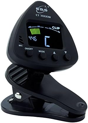 ENO MUSIC Solid Big Clip-on Professional Wind Instruments Alto Saxophone Tuner, Colorful LCD Display, Saxophone Accessories