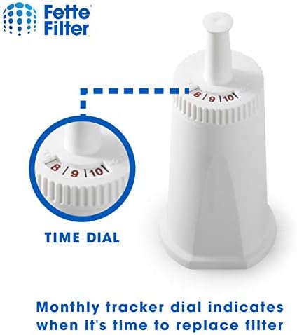 Fette Filter - Replacement Water Filter Compatible with Breville Claro Swiss For Oracle, Barista & Bambino - Compare to Part #BES008WHT0NUC1 - (Pack of 3)