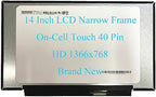 Replacement Laptop IPS HD 40 pin LCD Touch Screen Digitizer Display Panel L61949-001 NT140WHM-T02 NT140WHM-T00 B140XTK02.0 for HP 14-DQ0011DX 14-dq2013DX 14-DQ0011DX