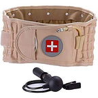 Lumbar Support Decompression Belt Inflatable Back Brace Spinal Air Traction Device Back Lumbar Corrector Lower Back Pain Relief for Herniated Disc (Waist Circumference 29 Inches to 49 Inches)