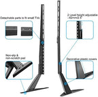 Suptek Universal TV Stand Table Top Replacement TV Legs for 22-65 inches LCD Flat&Curved Screen TV, Max VESA up to 800x400mm Support 110lbs
