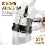 54mm Dosing Funnel for Breville Barista Portafilters: Espresso Coffee Dosing Ring - 10 Powerful Magnets Espresso Accessories Tools Fits 54mm Breville Portafilter