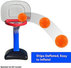 Botabee - Set of 2 Kids Basketball - 6 Inch Mini Rubber Ball for Little Tikes - Toddler Balls for Indoor/Outdoor Play - Ideal Gift Toy for Boys - Lightweight and Soft Replacement Toys (Orange)