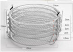 Dehydrator Rack Stainless Steel Stand Accessories Compatible with Instant Pot Air Fryer Crisp Lid 6 Quart Air Fryer Rack Stainless Steel Fit all 4.2QT - 5.8QT air fryer,Oven,Pressure Cooker