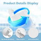 Funmit Pool Spa Zippered Bags Replacement for Polaris 280, 480 Pool Cleaner All Purpose Filter Bags K13 K16 (2 Pack)