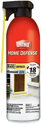 Ortho Home Defense Insect Killer for Cracks & Crevices - Spray Foam Kills Ants, Cockroaches, Fleas, Centipedes, Crickets, Boxelder Bugs & Other Listed Common Insects, Long-Lasting, 16 oz.