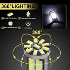 10 Pieces 194 LED Bulb Super Bright 6500K T10 168 2825 W5W 34-SMD 3014 Chipsets Replacement Bulbs for Car Trunk Interior Dome Map Door Dash Courtesy License Plate Lights - Xenon White
