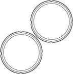 Instant Pot 2-Pack Sealing Ring 8-Qt, Inner Pot Seal Ring, Electric Pressure Cooker Accessories, Non-Toxic, BPA-Free, Replacement Parts, Clear