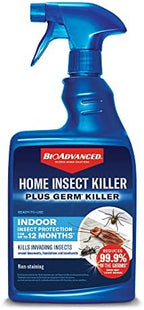 BioAdvanced Home Pest Insect Killer Plus Germ Killer, Ready-to-Use, 24 oz