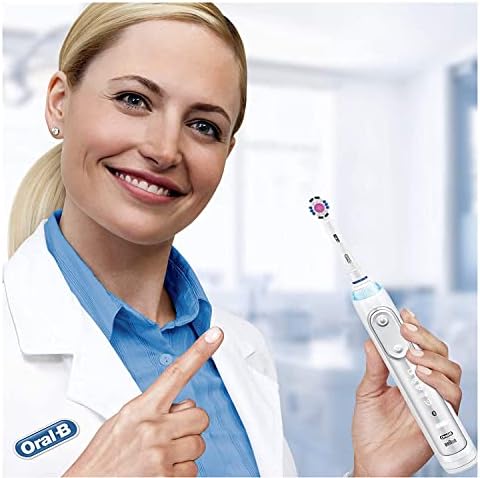Oral-B Genuine 3D White Replacement Toothbrush Heads, Refills for Electric Toothbrush, Polishes to Remove Stains for Whiter Teeth, Pack of 4