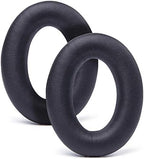 WC Wicked Cushions Upgraded Replacement Ear Pads for Bose QC35 & QC35ii (QuietComfort 35) Headphones & More - Softer Leather, Luxurious Memory Foam, Added Thickness, Extra Durability | Black