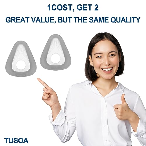 TUSOA 2Pack Foam Cushion(L) for F20 Cover Nose and Mouth Cost Effective for Long Lasting Use-Large