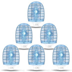 Flying Bug Zapper Indoor, Electronic Insect Killer, Mosquitoes Trap with Blue Lights for Living Room, Home, Kitchen, Bedroom, Baby Room, Office (6 Packs)
