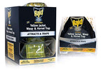 Raid Yellow Jacket and Wasp Trap (6-Pack), Outdoor Wasp Trap, Disposable Wasp and Yellow Jacket Trap Bag with Food-Based Attractant