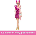 Barbie Fun & Fancy Set, Fashion Doll with Extra-Long Color-Streaked Blonde Hair, Clothes & Styling Accessories