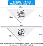Engagement Gift, My Humans are Getting Married Dog Bandana, Wedding Photo Prop, Pet Scarf, Dog Engagement Announcement, Pet Accessories (White)