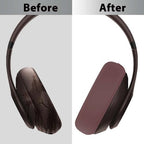 Adhiper Sweat Ear Covers for Beats Studio Pro Headphones, Silicone Headphone Case Covers for Beats Studio Pro Accessories, Washable & Sweat Proof Ear Pads Cover - Brown