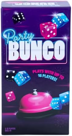 Goliath Endless Games Bunco Dice Party Game – Classic Fast-Paced Game for 2-16 Players | Ages 14+ | Includes Dice, Score Pad, and Accessories