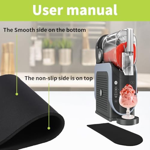 Sliding Pad for Ninja Frozen Drink Machine FS301 FS300 FS301C - Easily Slide Drink Maker on Table- Slider Mat for Ninja Slushie Machine Accessories