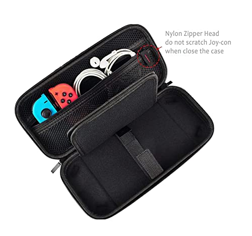 Magic Forest Switch Carrying Case For Nintendo Switch OLED/Switch Accessories, Carry Protective Bag, Travel Game Console Cases, Controller Hard Shell Holder, 20 Games Slots A1131