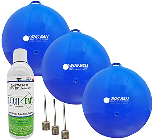 Deer Fly Ball Deluxe kit- Odorless Eco-Friendly Biting Fly and Insect Killer with NO Pesticides or Electricity Needed, Kid and Pet Safe…