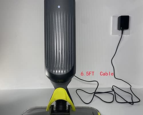 Charger for Shark VACMOP VM200 VC200 VM200C UM200 UM205 VC205 VM20026 VACMOP Series 10.8V Li-ion Battery Pro Cordless Hard Floor Vacuum Mop Replacement Charger 6.5Ft