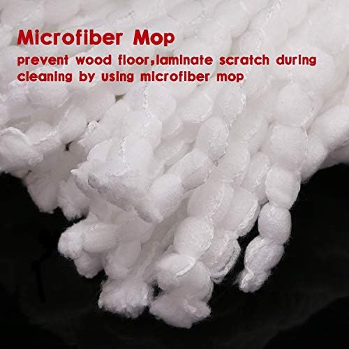 8 Pack Mop Heads Replacement for O-Ceda Easy Wrin Spin Mop, Microfiber Spin Mop Refills, Easy Cleaning Mop Head Replacement