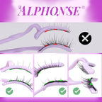 Half Lashes Magnetic Eyelashes With Applicator Cat Eye Magnetic Lashes with Clamp Wispy False Eyelashes Natural Look No Glue Needed pestañas postizas magneticas by ALPHONSE