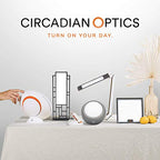 Circadian Optics Lumos 2.0 Light Therapy Lamp | Ultra Bright 10,000 Lux Full Spectrum LED Light (White)