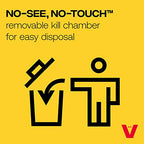 Victor M250S Indoor Humane Electronic Mouse Trap - No Touch, No See Electric Instant Kill Mouse Trap - 4 Traps