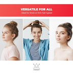 Hawwwy Bobby Pins - 8 Pack - Black - 2 Inches - Beautiful Twist Hair Accessories for Women and Kids - Easy Bobby Pins for Fast and Secure Buns, Messy Styles, and Updos