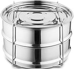 Stackable Stainless Steel Insert Pans - Inserts for Instant Pot - Pan for Instapot - Accessories for Instant Pot- FITS 6 QT and Above - Single Size - Pressure Cooker Steamer Pan Accessories
