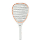 Faicuk Handheld Bug Zapper Racket Electric Fly Swatter (Champagne Pink)
