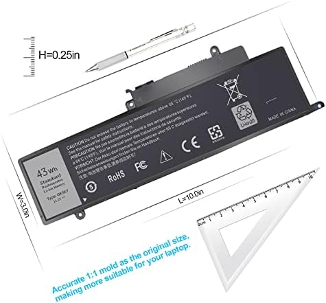GK5KY Battery, Replacement dell Inspiron 7352 7359 Laptop Battery for Dell Inspiron 13 7353 7352 7347 7348 7359 11 3148 3147 3152 4K8YH 92NCT P55F P20T RHN1C 0WF28 451-BBKK 451-BBPG Computer.
