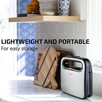 OVENTE Electric Sandwich Maker with Non-Stick Plates, Indicator Lights, Cool Touch Handle, Easy to Clean and Store, Perfect for Cooking Breakfast, Grilled Cheese, Tuna Melts and Snacks, Black GPS401B