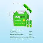 BugMD Blaster Kit - 2 Pack Pest Control Essential Oil Concentrates 3.7 oz and 1 Pest Blaster - Plant-Powered Bug Spray for Home, Insect Killer, Ant Killer for House, Flea Spray for Home, Roach Spray