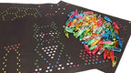 Lite-Brite Peg and Template Refill Pack, Light Up Drawing Board Accessories, LED Pegs with Colors, Toys for Creative Play, Light Toys for Kids Aged 4 +