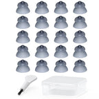 Hearing Aid Domes - Power Dome for Phonak SDS 4.0 Marvel & Paradise Hearing Amplifier Earplug Accessories with Carry Case (Large 20pcs Pack)