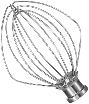 KN256WW Stainless Steel Whisk Attachment for KitchenAid 6 Quart Bowl-Lift Stand Mixer 6-Wire Whip Attachment for Kitchen Aid Accessories