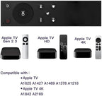 MYHGRC-Replacement Apple Remote for Apple TV/Apple TV 4K/HD/Gen 1 2 3 4th, Compatible with A1294 A1218/MA711 A1378/MC572 A1427/MD199 A1625/MGY52/MLNC2 A1842/MQD22/MP7P2(No Voice Button)